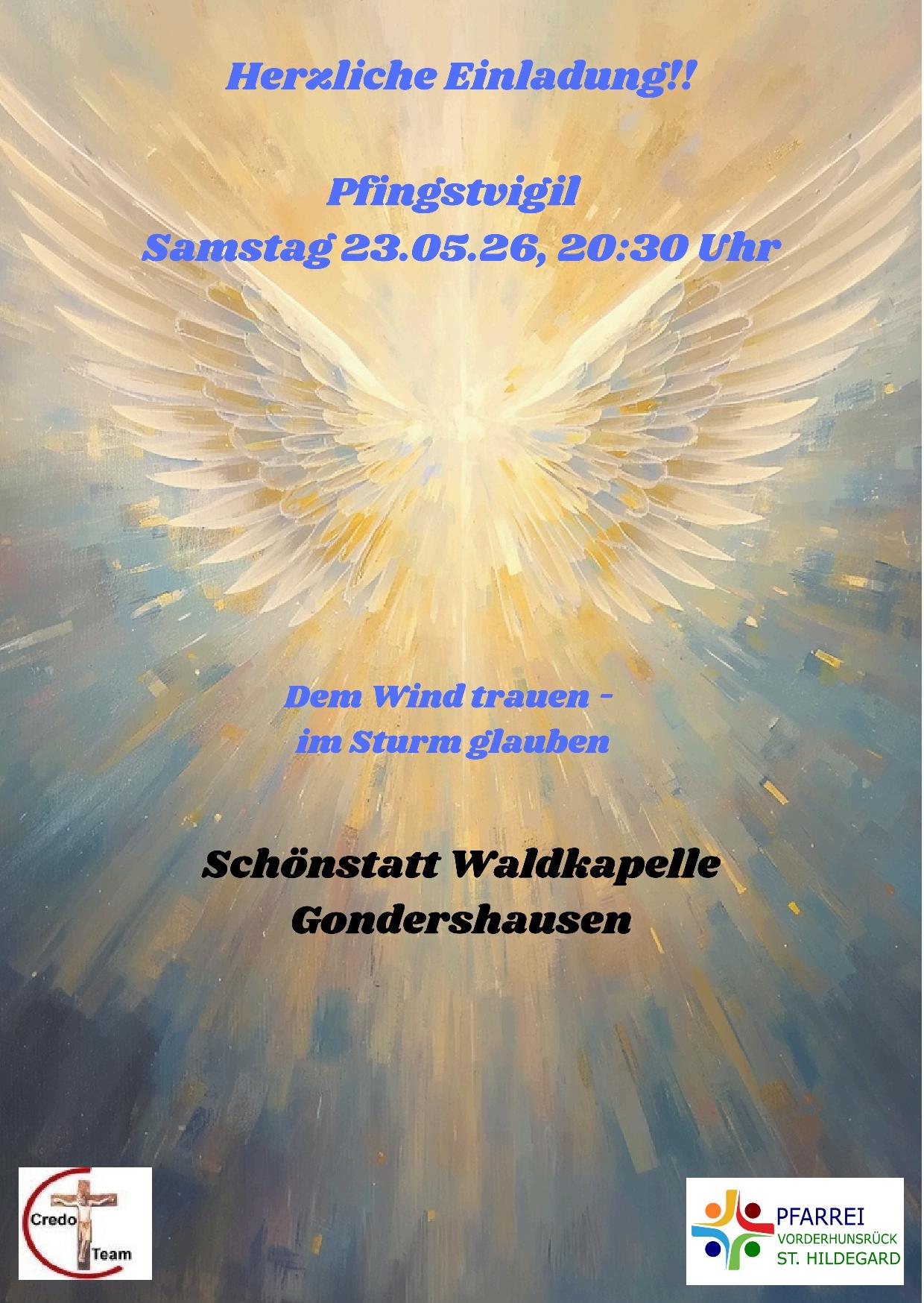 Plakat Pfingstvigil