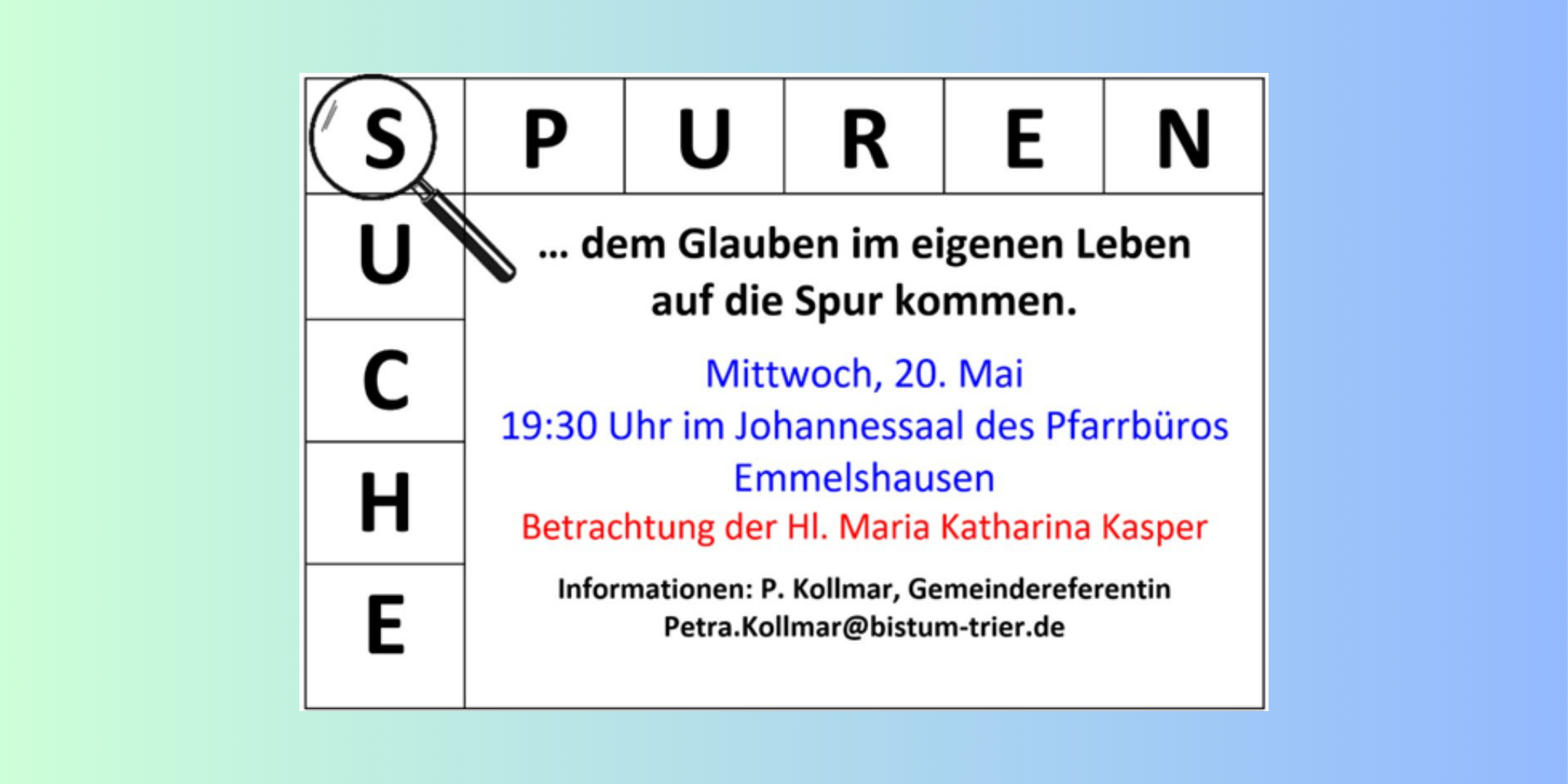 Spurensuche Canva
