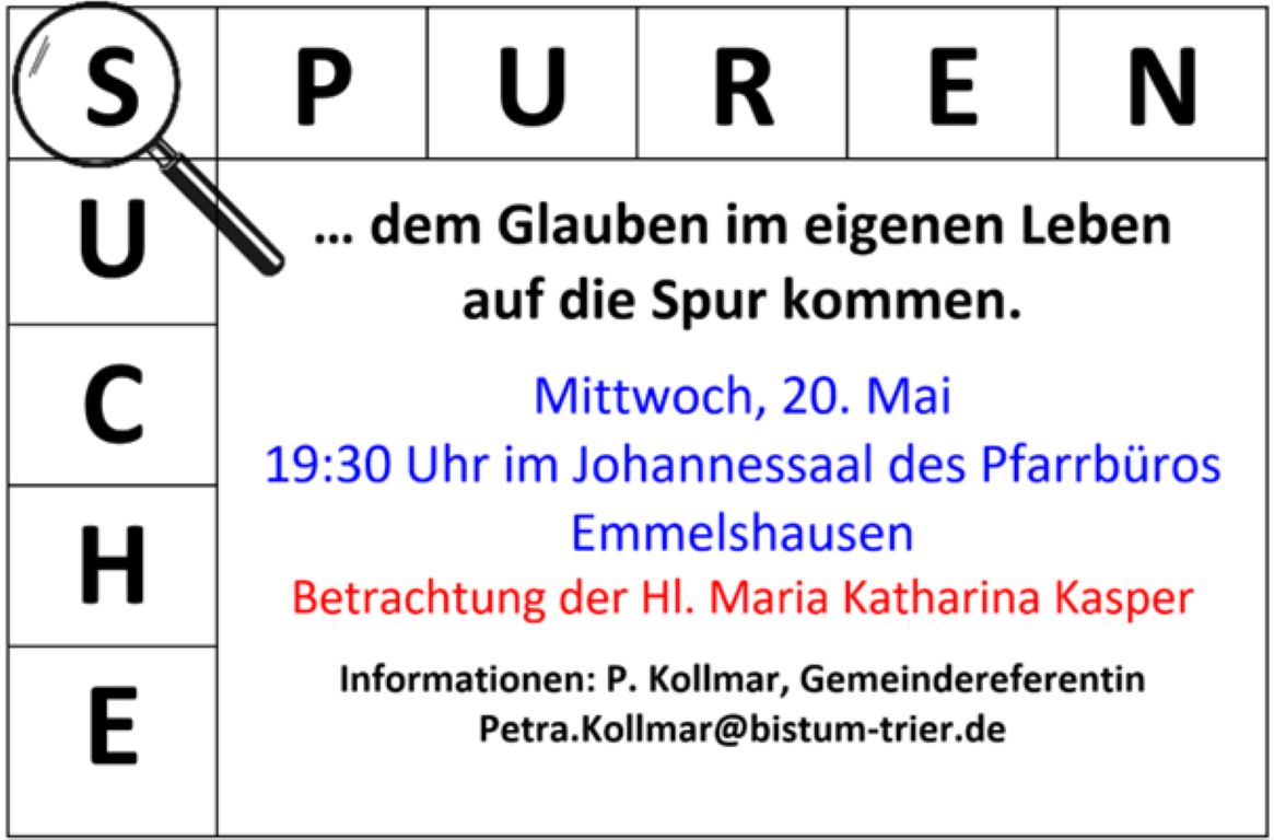 Spurensuche neu